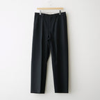 FLAT FRONT WIDE TROUSERS #BLACK [A26C07PT03C]