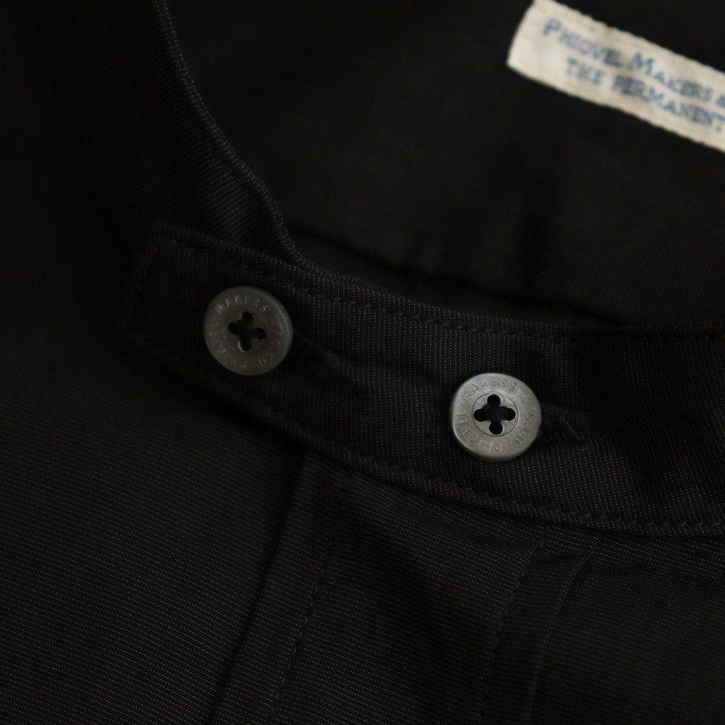 BAND COLLAR DRESS SHIRT #CHARCOAL [PM-LS02]