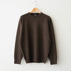 SUNSHINE CASHMERE CREW NECK #BROWN [BN-26FM-057]