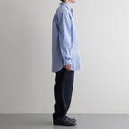 Regular Collar Wind Shirt #Sax [S26SG082]