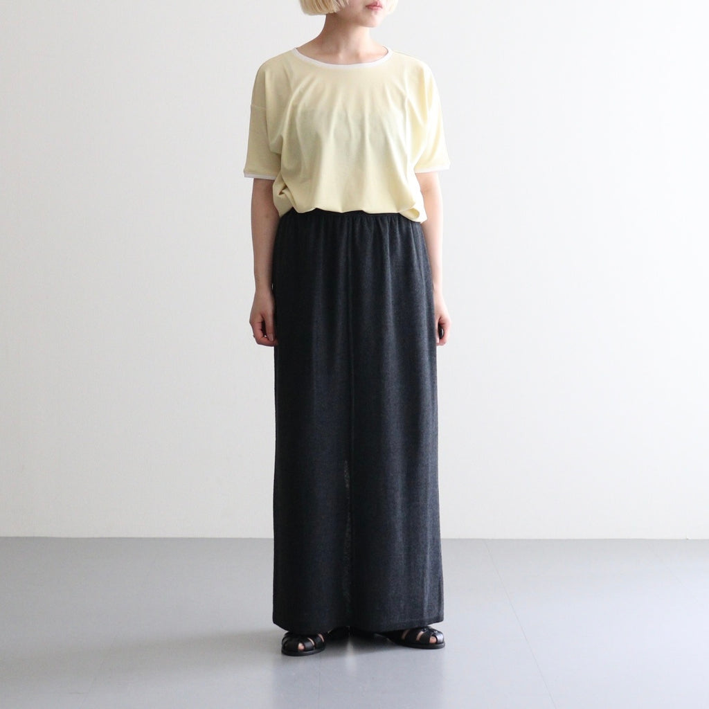 PIMA MOKLODI RINGER TEE #YELLOW × WHITE [26S-BIS-CS61]
