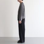 RAGLAN CREW NECK #BLACK×IVORY [M25C15CS02C]