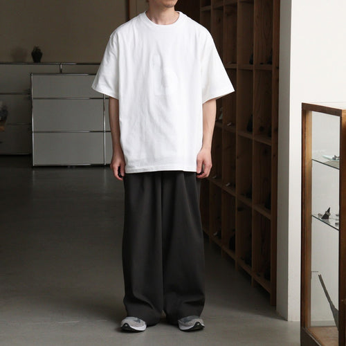 bd Print Tee WIDE #White×White-PT [bROOTS25S34S26A]