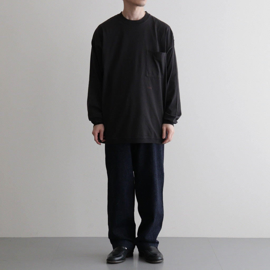 OOAL L/S Pocket Tee #Charcoal [S26ST015]