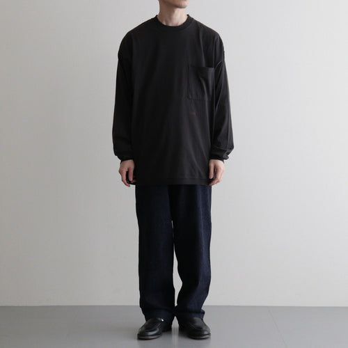 OOAL L/S Pocket Tee #Charcoal [S26ST015]