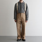 SOLIS COTTON TROUSERS - CHINO #BEIGE [HV501001]