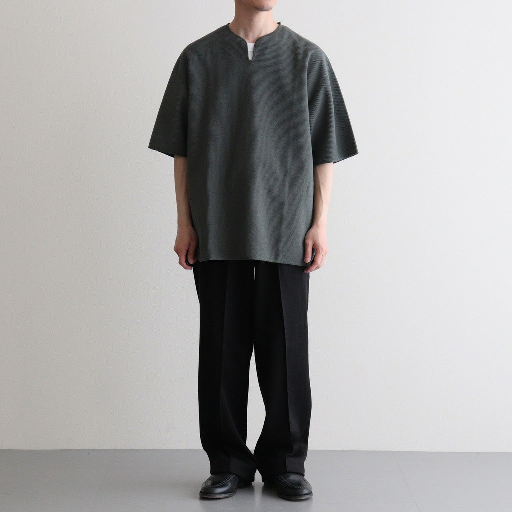 FRONT TUCK ARMY TROUSER #ONYX [261OJ-PT09]