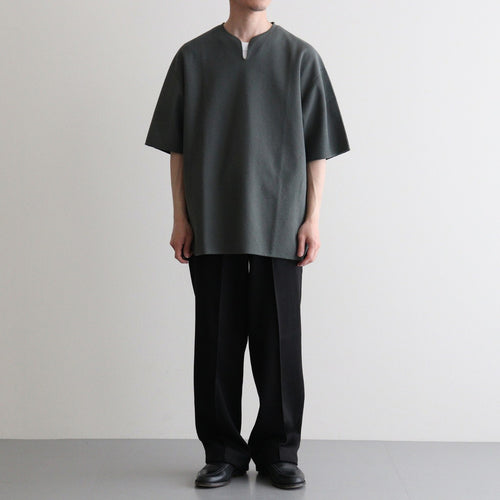 FRONT TUCK ARMY TROUSER #ONYX [261OJ-PT09]