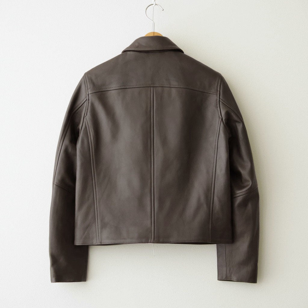 SHEEP AVIATOR LEATHER JACKET #052 DARK BROWN [16862 25023]