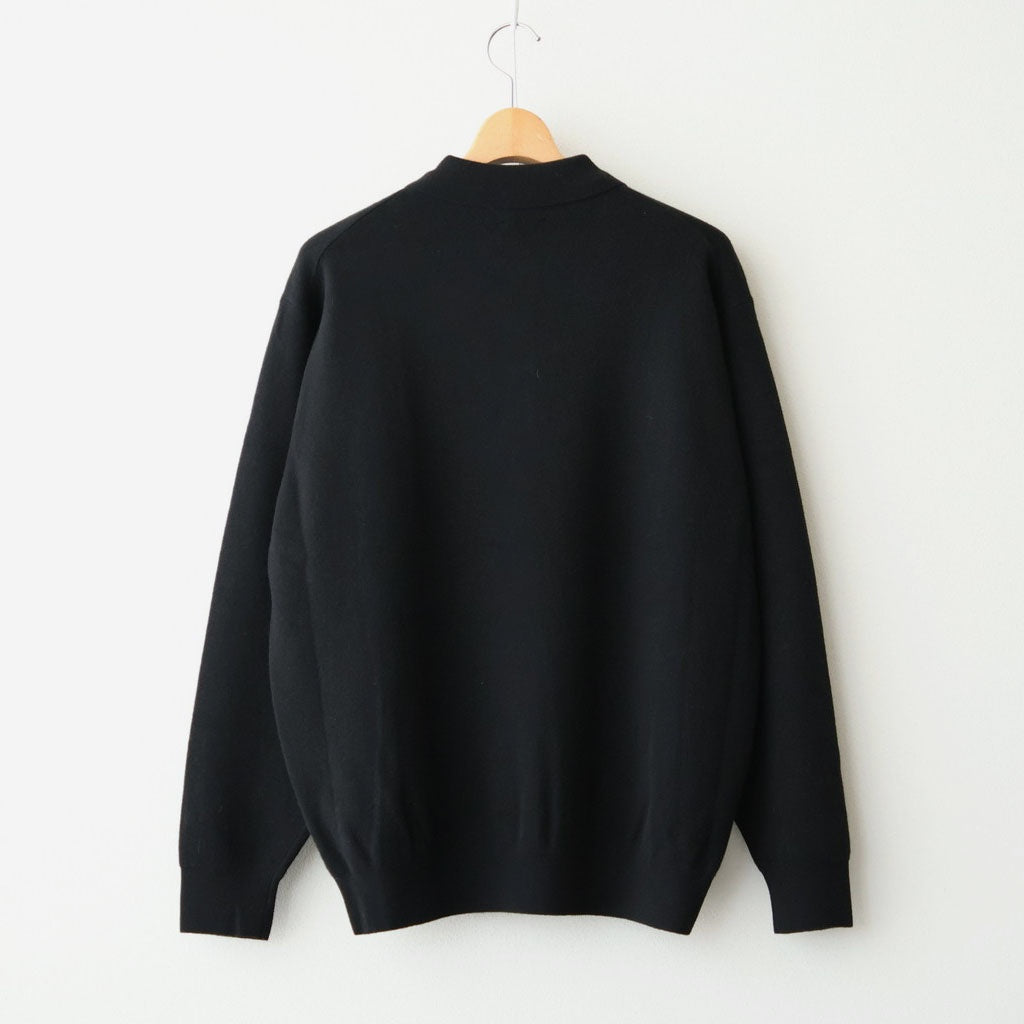 SUNSHINE CASHMERE POLO #BLACK [BN-26FM-059]