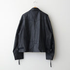 BAGGY RIDER JACKET #BLACK [SH-02-SW-COW-4]