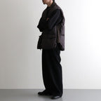 HIGH-COUNT SILK PUFF VEST #WHISKY [252OJ-VT02]