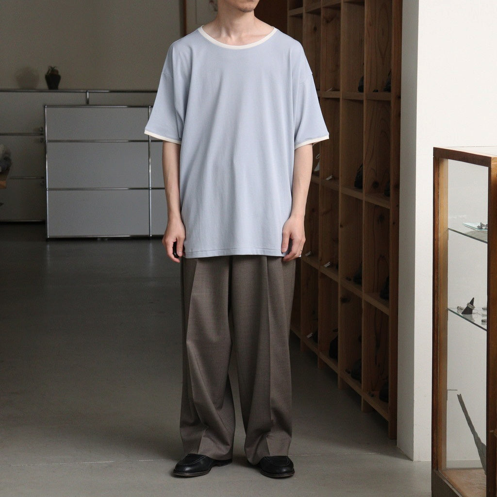PIMA MOKLODI RINGER TEE #BLUE× WHITE [26S-BIS-CS61] - Diffusion