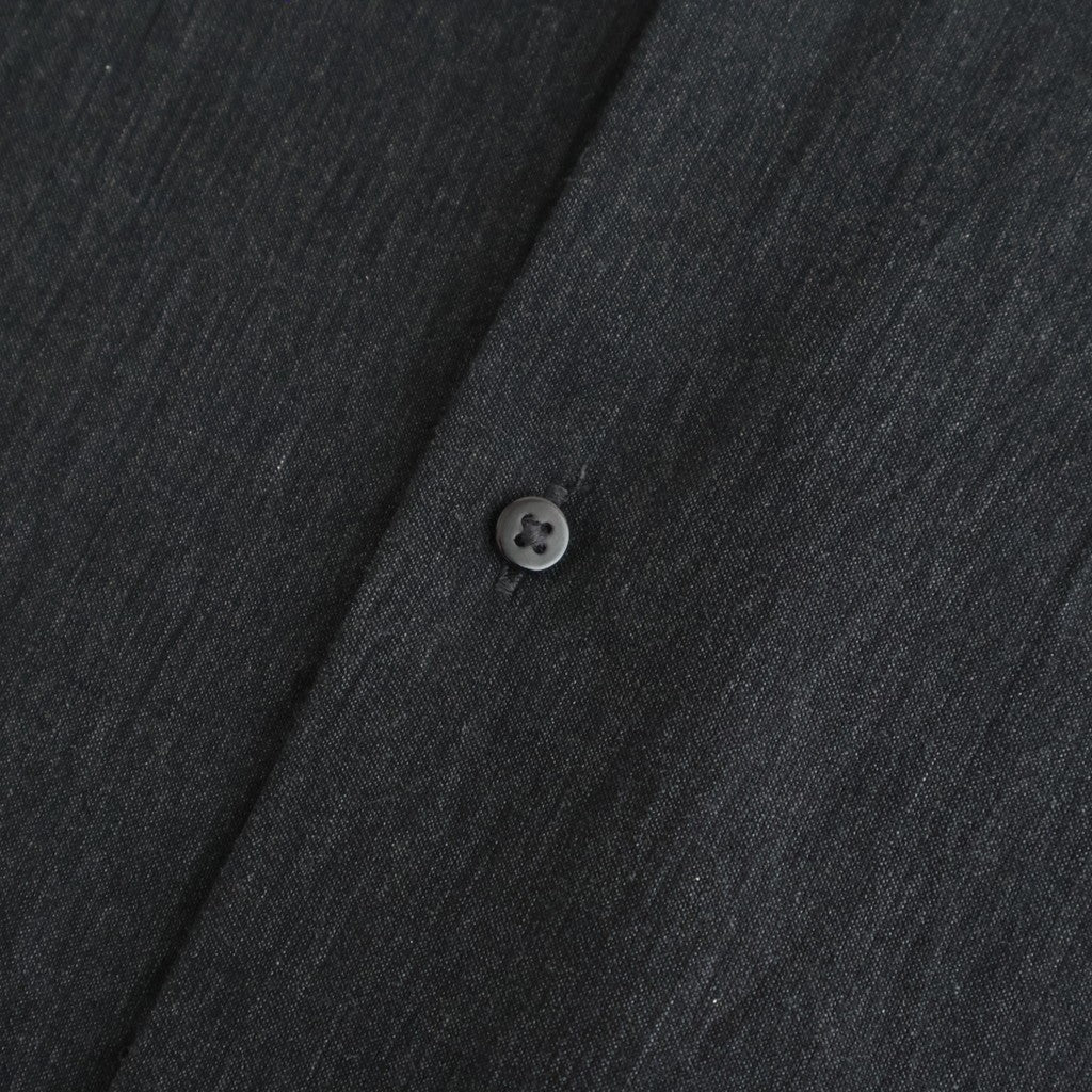 Silk-Co Voile Half-Sleeve Shirt #HeatherCharcoal [BHS26S036SiCo]