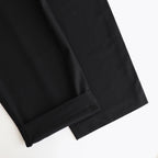 DOUBLE PLEATED EASY TROUSERS #BLACK [A25C04PT02C]