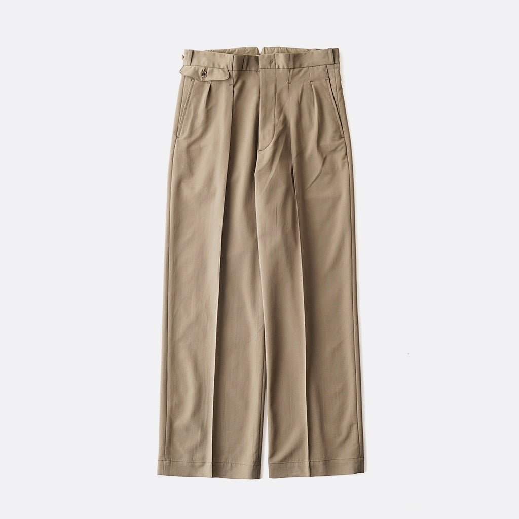 DOUBLE-PLEATED BUGS TROUSER #MOREL [261OJ-PT29]