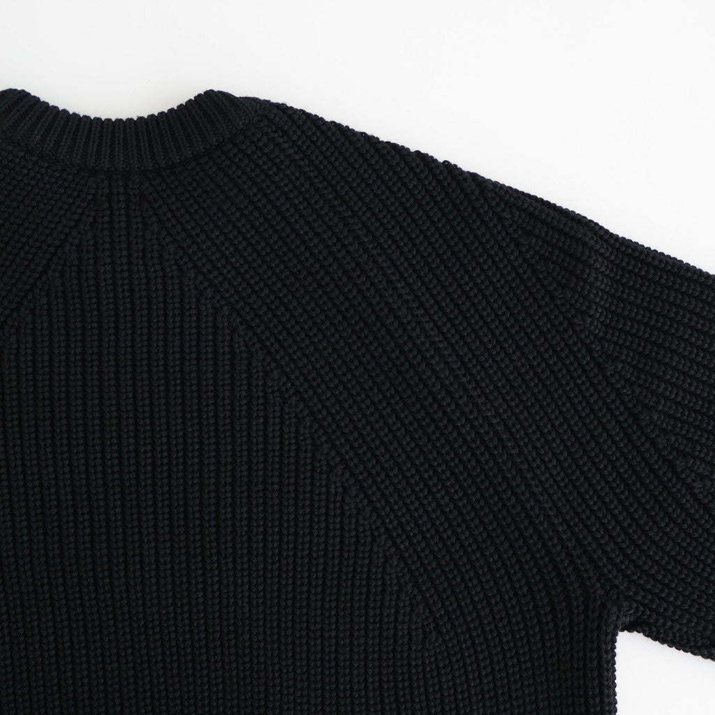 SIGNATURE CREW NECK #BLACK [BN-25FM-038]
