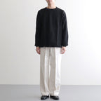 FRONT TUCK ARMY TROUSER #NATURAL [252OJ-PT07]