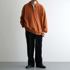 Co/Silk Nep Harf-zip P/O #DustyOrange [BHS25S037F26]