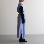 Chambray Sleeveless Dress #Saxe [BHSW25S10]