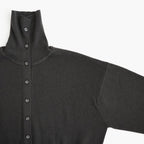 Big Collar Knit Cardigan #DARK GRAY [NEP-AW2621]