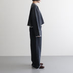 HEAVY WEIGHT FLEECE BLEACH CUT OFF TR #020 CHARCOAL [16852 40067]