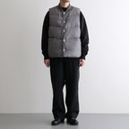 MOUNTAINEER DOWN VEST #D.GRAY [PMAU-VT01]