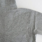 ZIP-FRONT ATHLETIC HOODIE #PEWTER [252OJ-CT06]