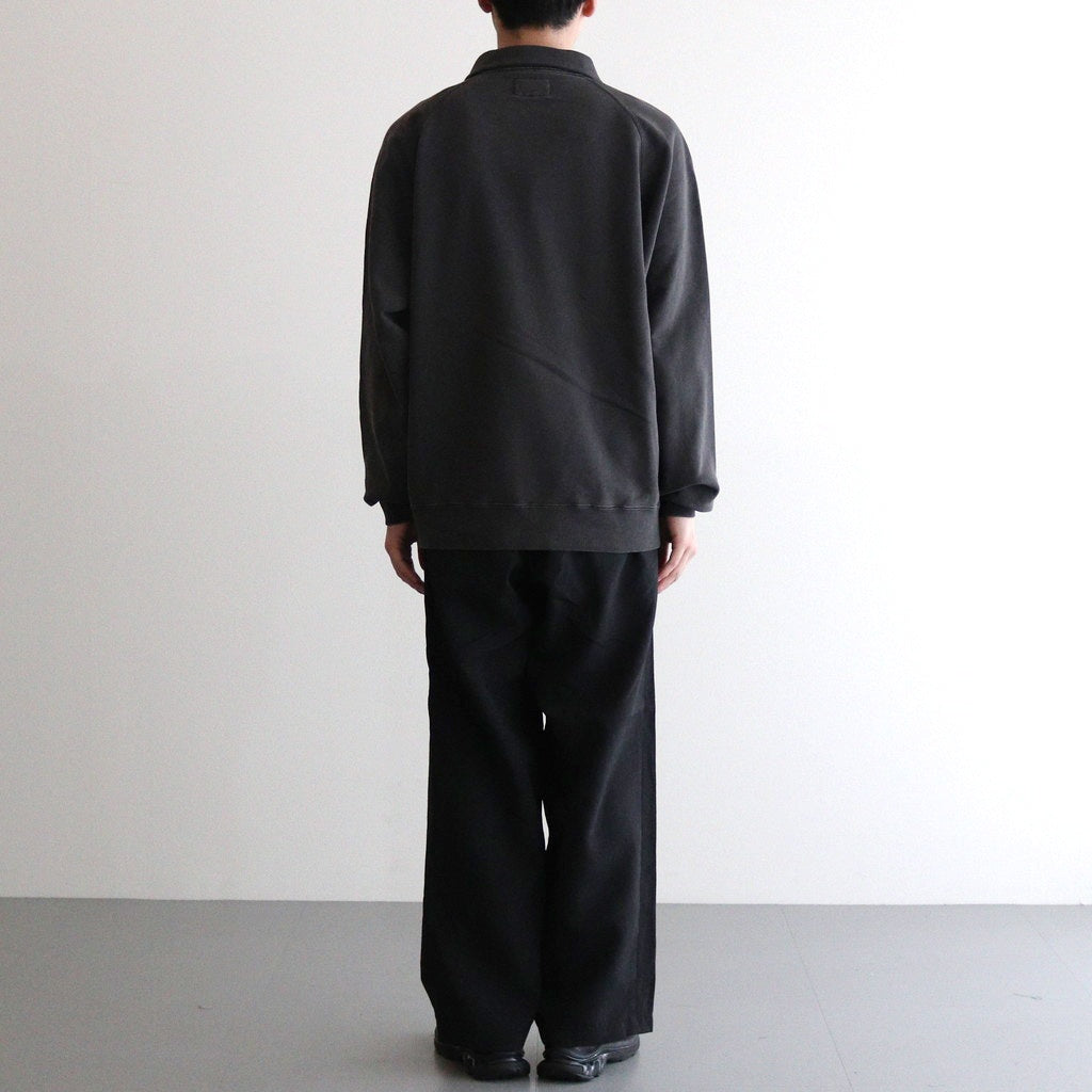 11oz Half Zip Sweatshirt #Charcoal [N25SH010] - Diffusion 三重県