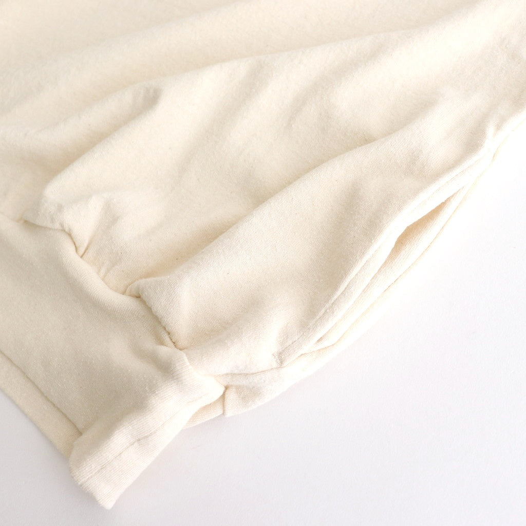 Co/Silk Nep Harf-Zip Shirt #Ivory [BHS25S037]