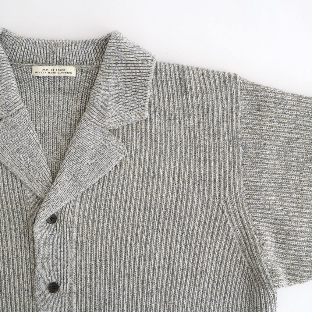 BLENDED KEMPI WOOL RAPEL CARDY #PEWTER [252OJ-KN03]