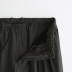 TRIPLE PLEATED EASY TROUSERS #DARK OLIVE [A25A05PT03C]