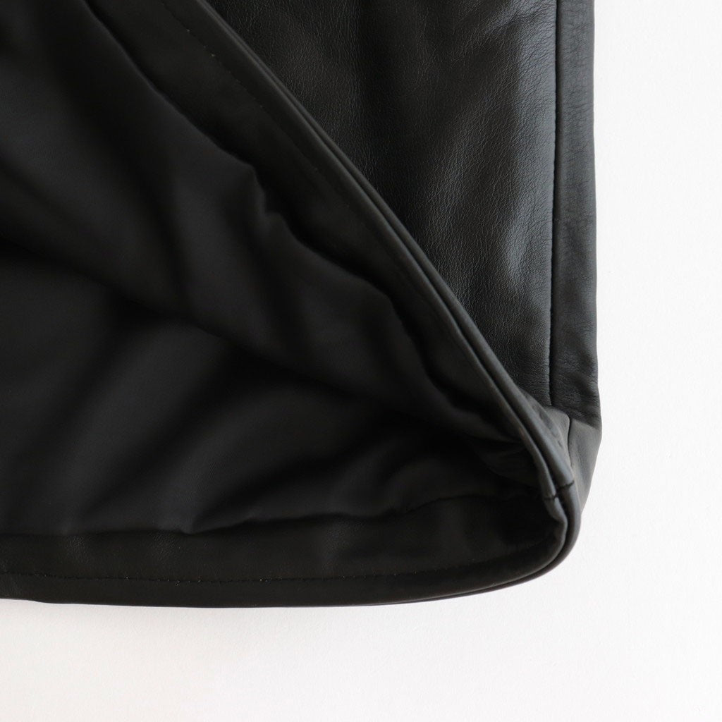 WORK VEST #BLACK [V-09-C-COW-4]