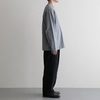 DOUBLE PLEATED EASY TROUSERS #NAVY [A26A93PT02C]