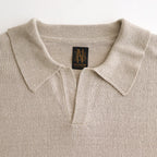 SILK POLO SKIPPER #IVORY [BN-25SM-037]