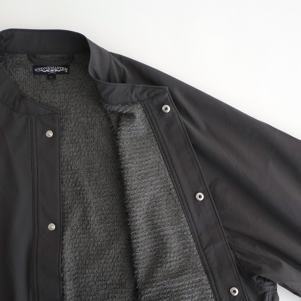 SM SWINGTOP JACKET Nylon Rip Polartec Alpha #Charcoal [25f_SMMF244068]