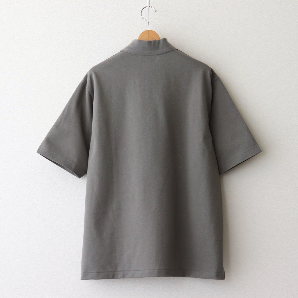 ONE BUTTON POLO S/S TEE #GRAY [M25A15CS02B]