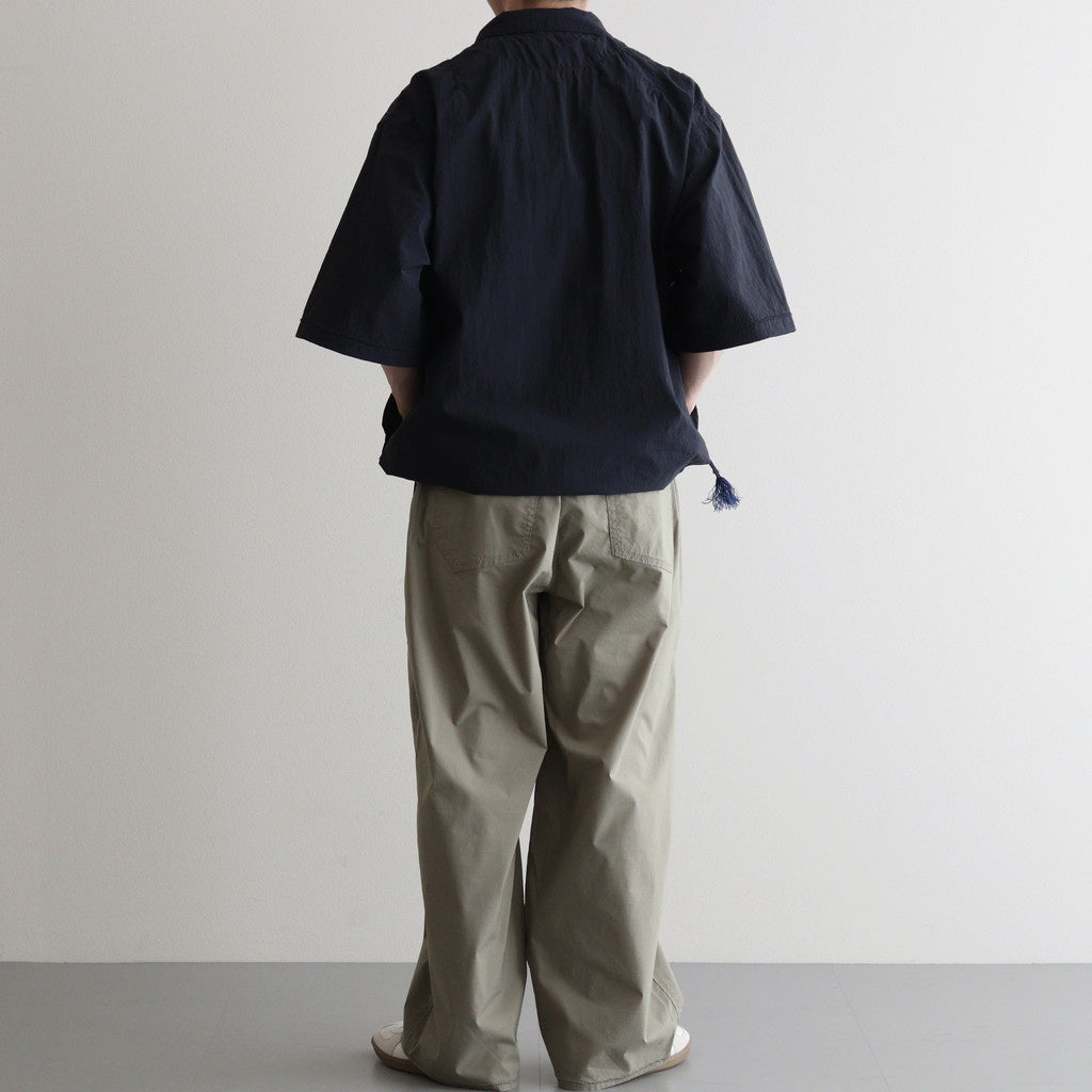 SM FIELD SHIRT SS feather nylon #BlackNavy [25s_SMMS254116]