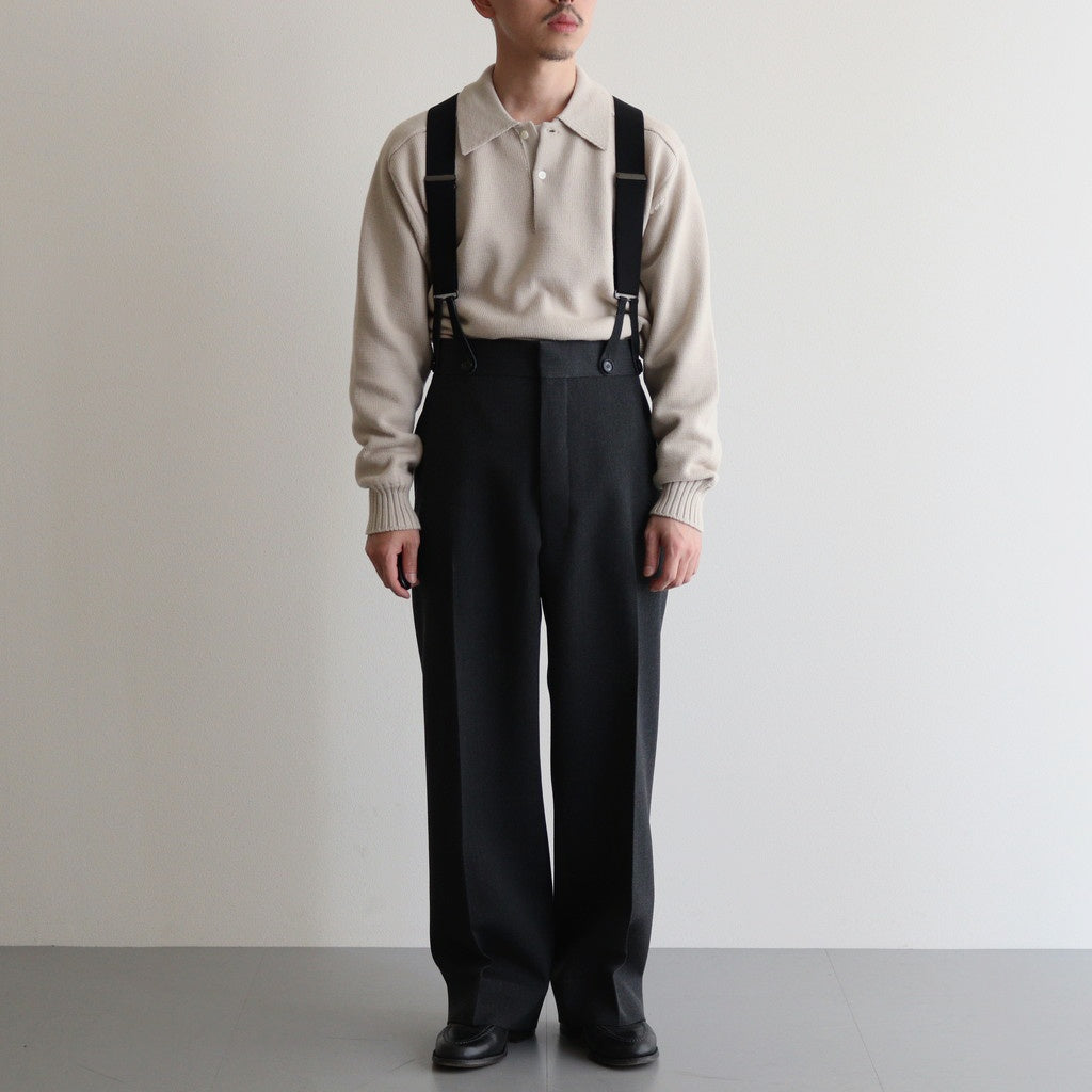 SOLIS CAVALRY TROUSERS #CHARCOAL [HV301501ER]