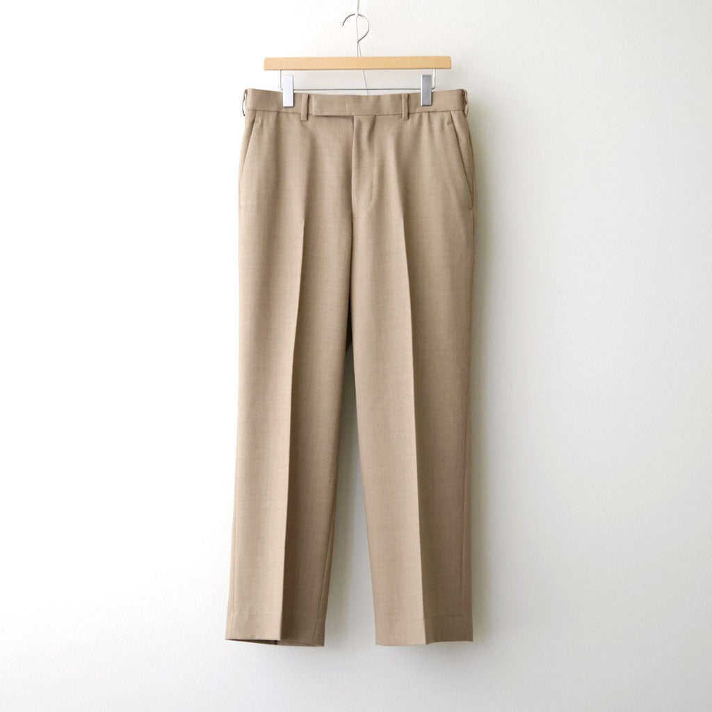 REGULAR FIT STRAIGHT TROUSERS #BEIGE [M26C06PT02C]