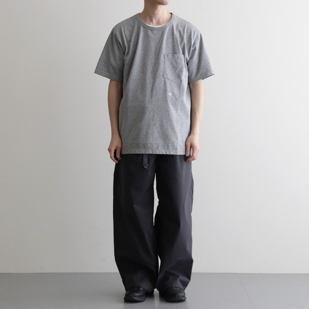 COOLMAX Jersey Pocket Tee #Heather Gray [S25SI114]