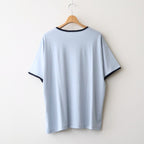 PIMA MOKLODI RINGER TEE #BLUE×NAVY [26S-BIS-CS61]