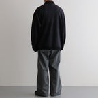 POLARTEC Wool Fleece Sweater Jacket #Black [N25FA051]