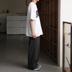 RAREGROOVE Print Tee WIDE #White×Black-PT [bROOTS25S34S26B]