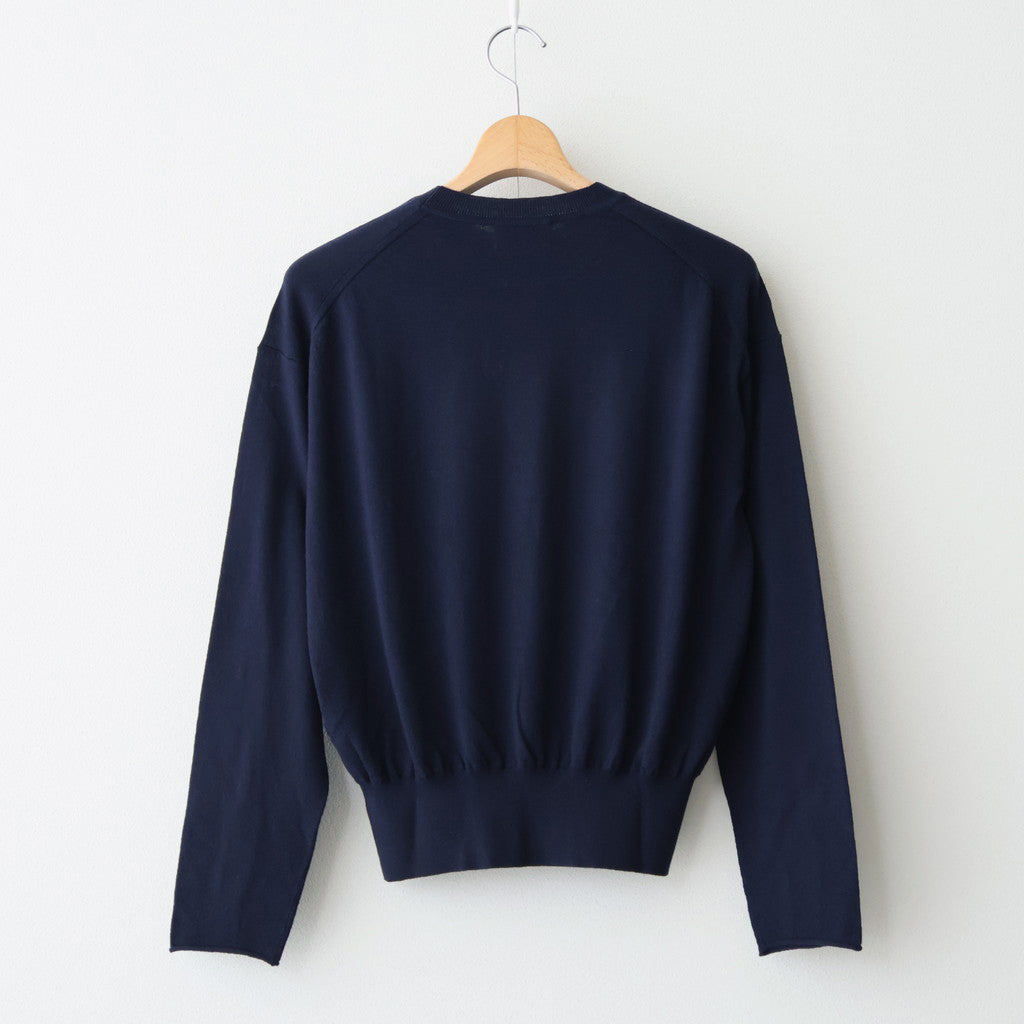 Wool Crewneck #Navy [NEP-AW2521W]