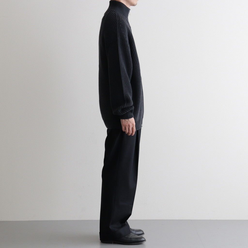 SIGNATURE DRIVERS KNIT #CHARCOAL BLUE [BN-25FM-040]