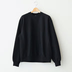Soft&Hard Sweat Crew-Neck P/O #Black [bROOTS24F21F25]