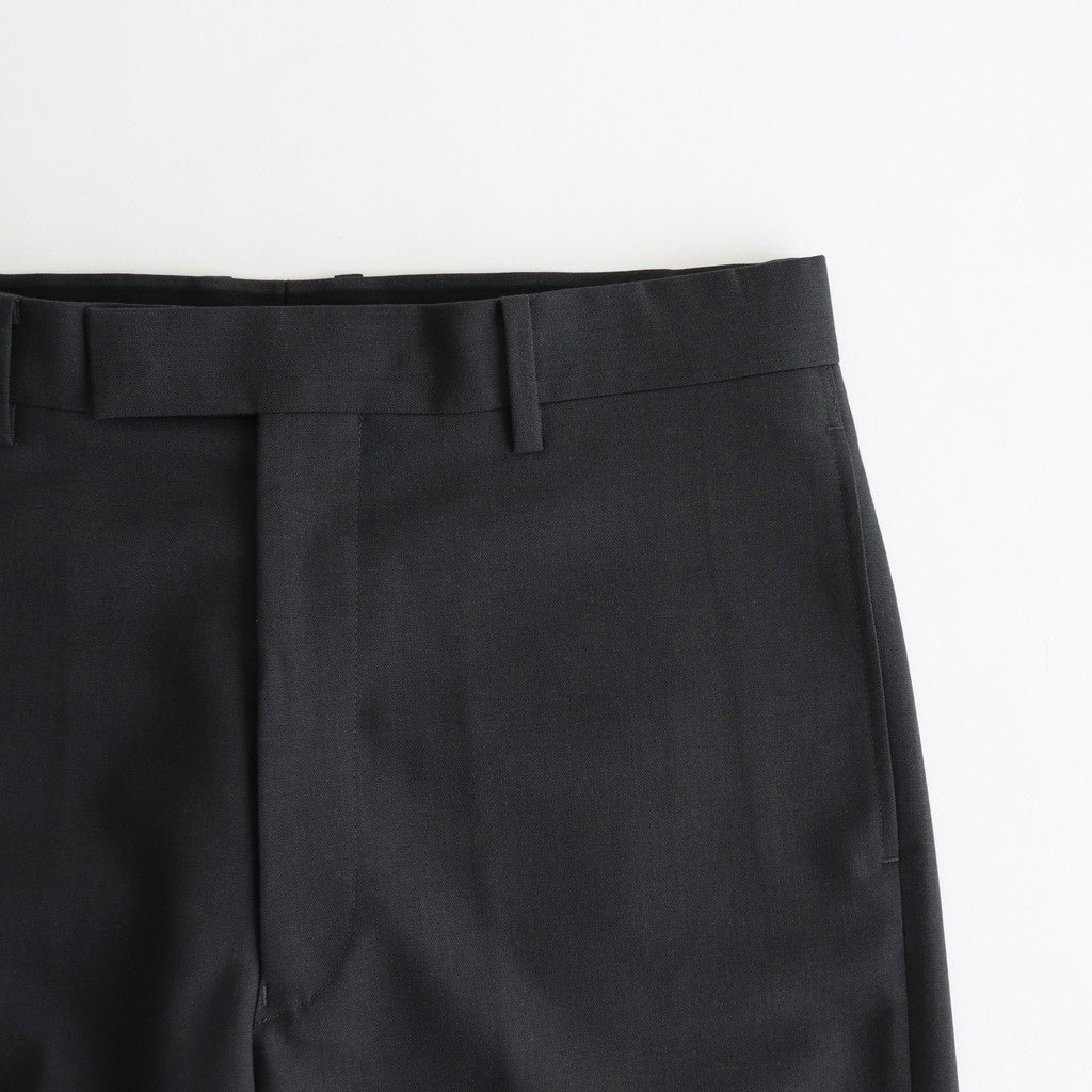 Wool Tuckless Waide Trousers #BROWN GRAY [NEP-SS2502M]
