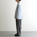 Wool Cupro Easy Wide Trousers #Khaki Gray [NEP-SS2606]