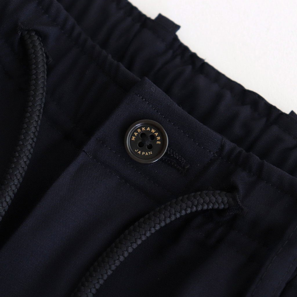 TRIPLE PLEATED EASY TROUSERS #NAVY [A25B03PT01C]